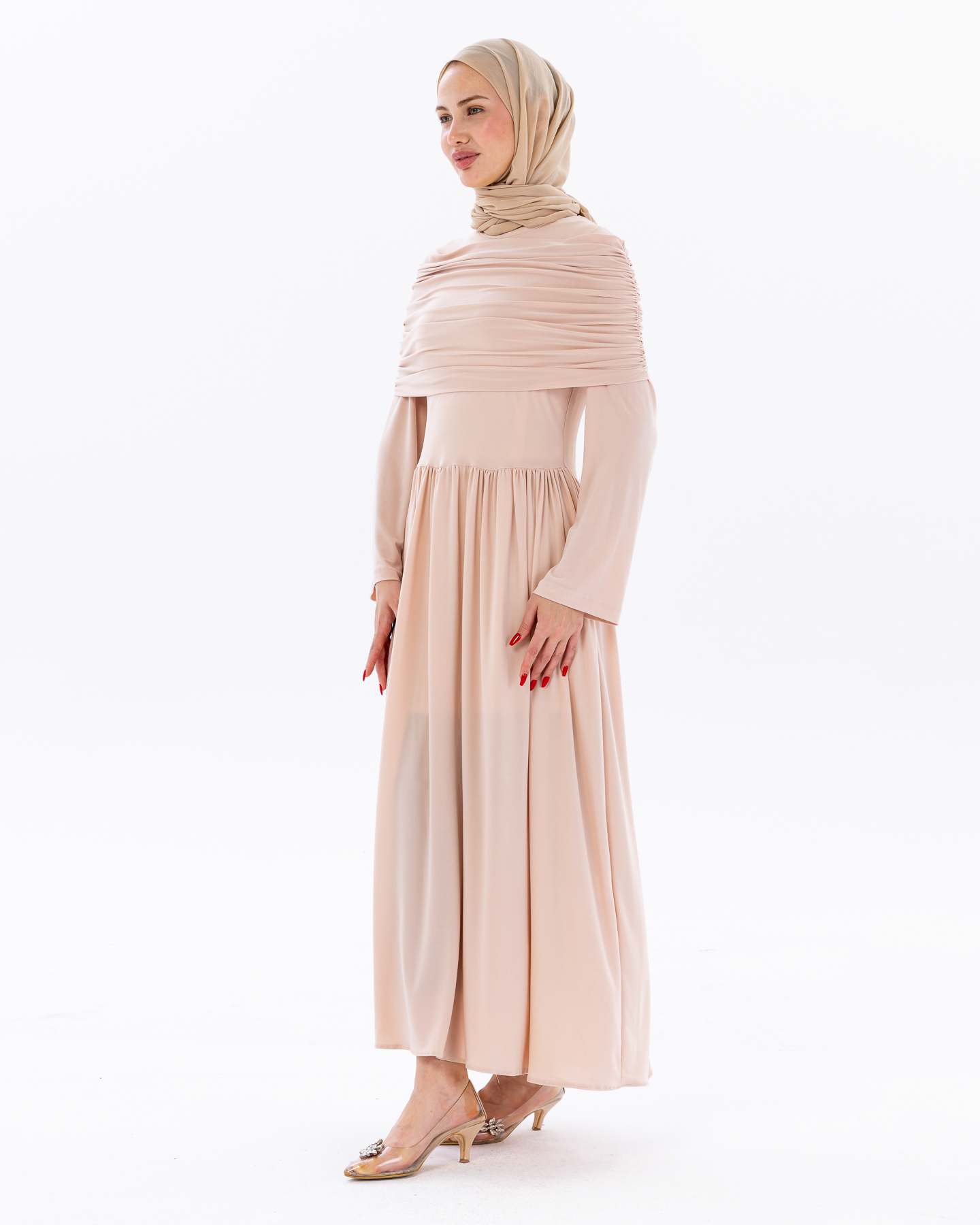 Day dress - Beige - 10