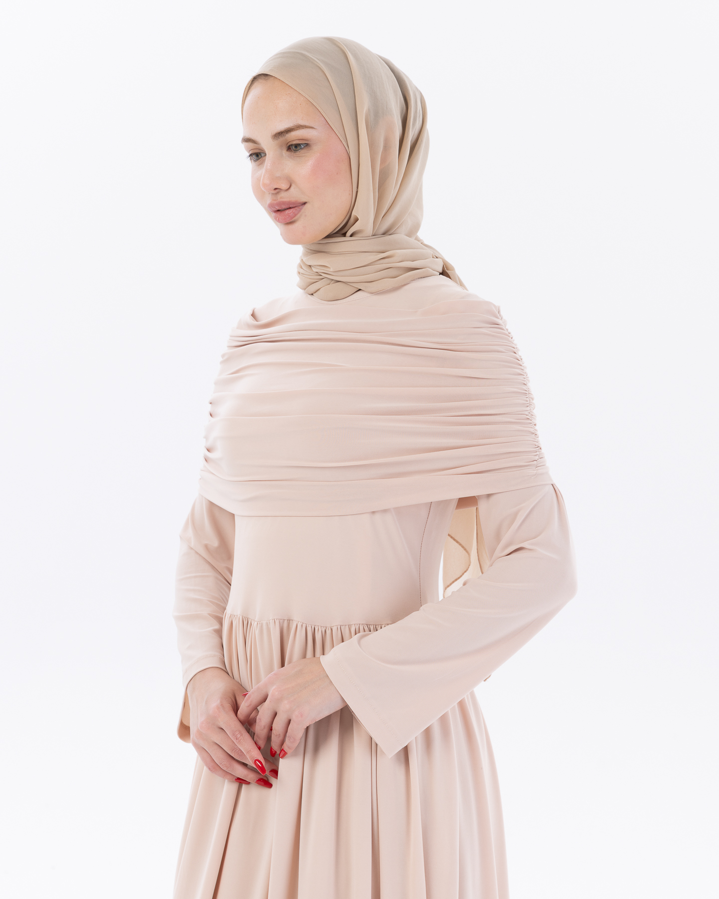 Day dress - Beige - 4