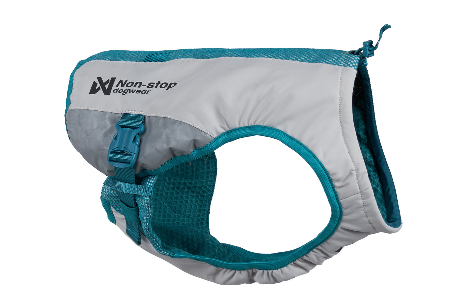 Non-Stop Dogwear Cooling Vest – Light Grey/Teal
