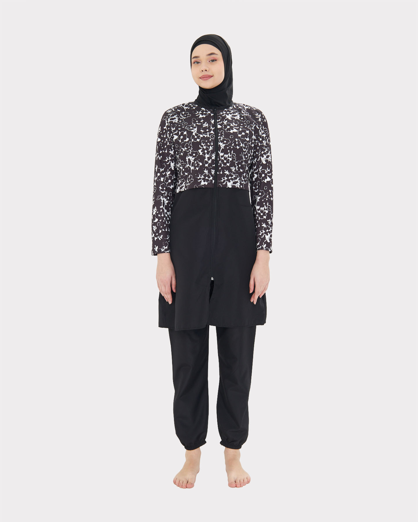 Muslim Swimsuit with hijab - Black