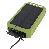 SwissTech bærbar strømbank 20 000 mAh