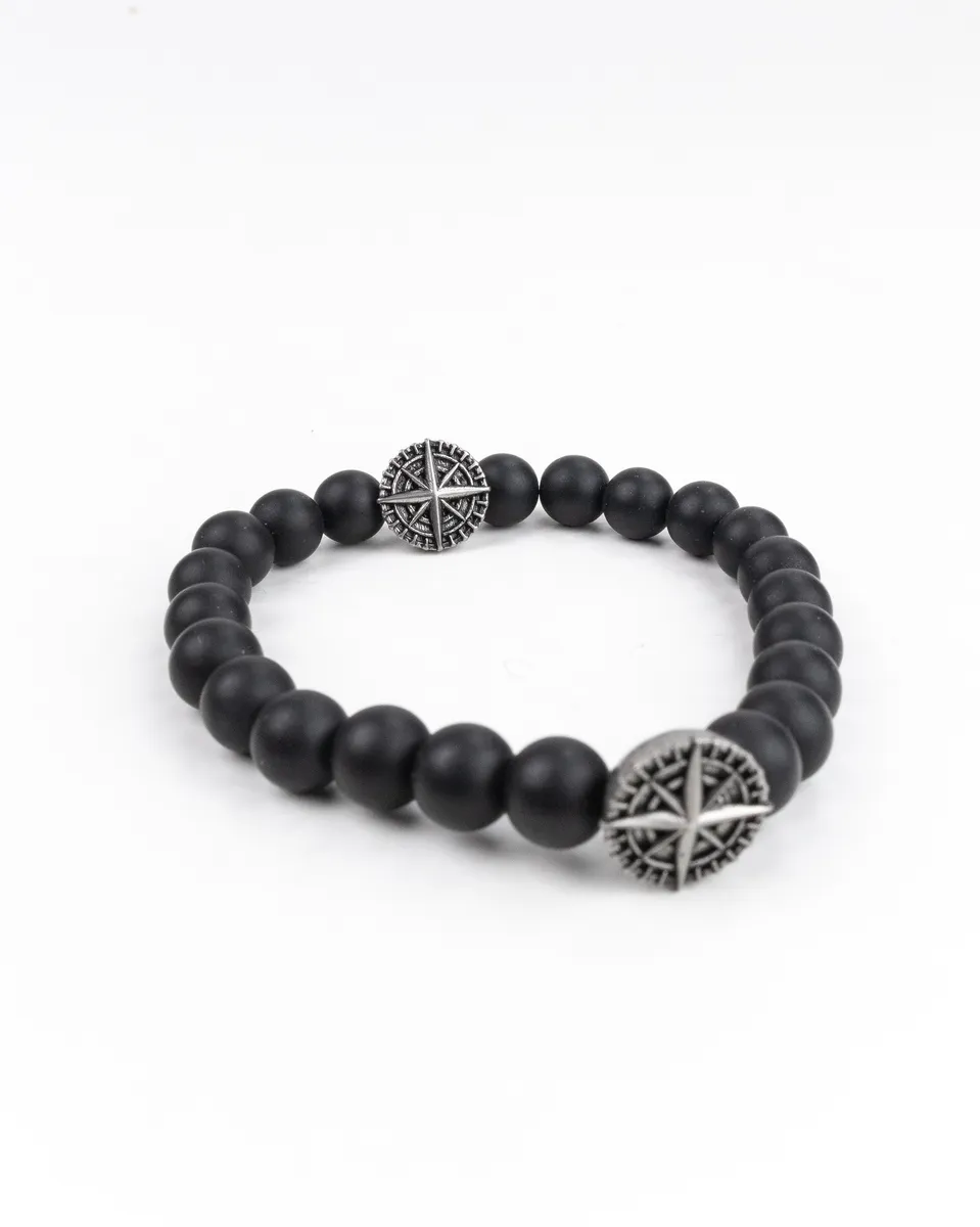 Jernhest - Armband Pärlor - Diego - Svart - 2