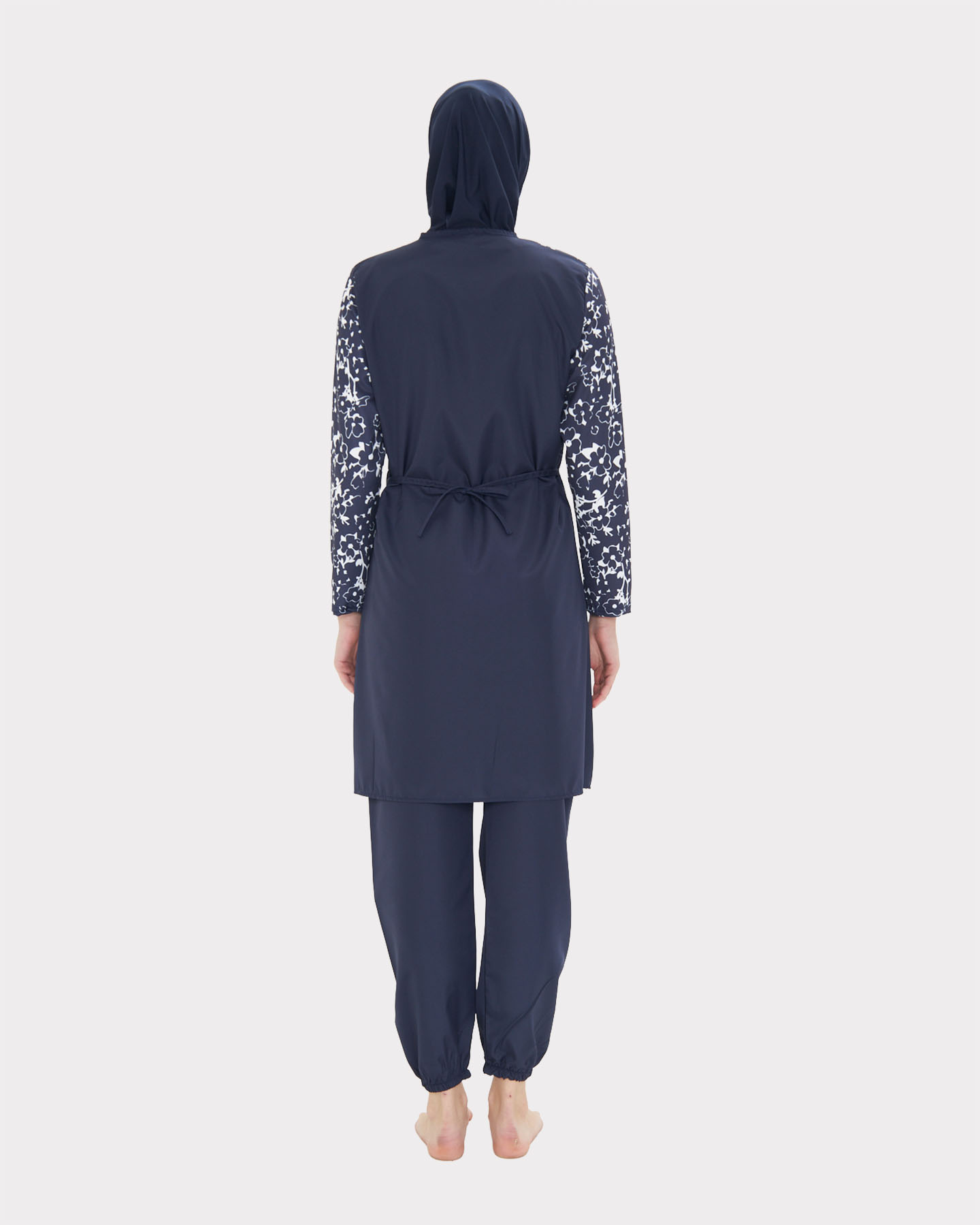 Muslim Swimsuit with hijab - Midnight Blue - 4