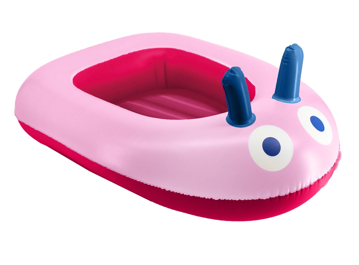 Gummibåt röd Skippy