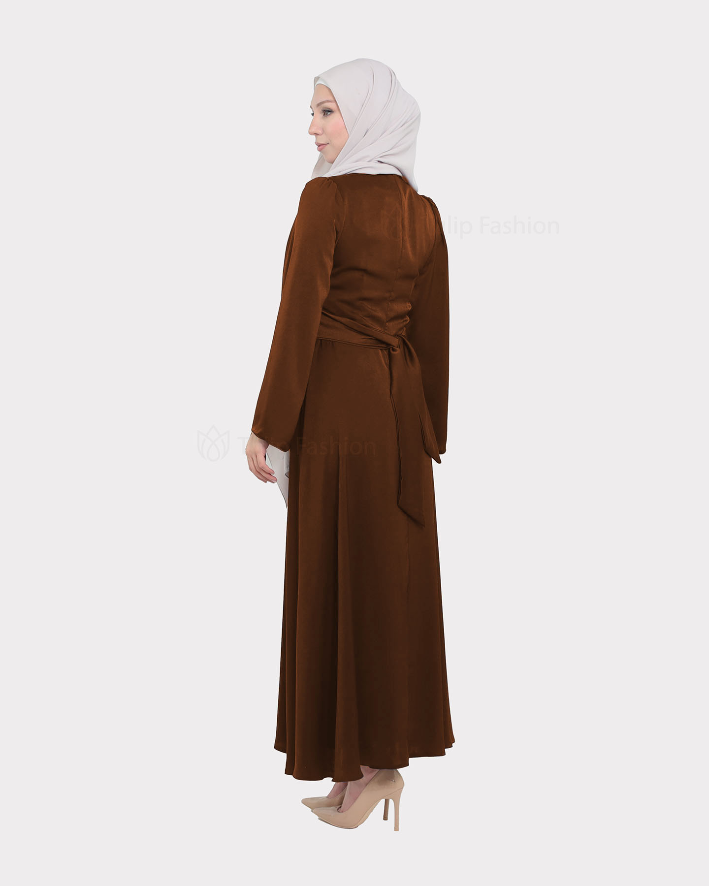 Party dress - Brown - 4
