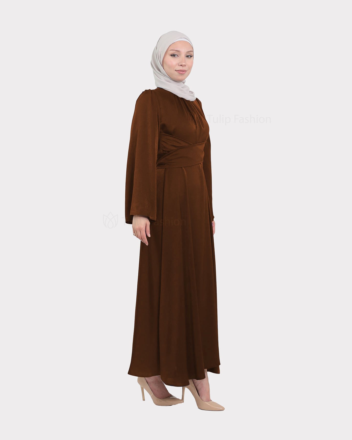 Party dress - Brown - 2