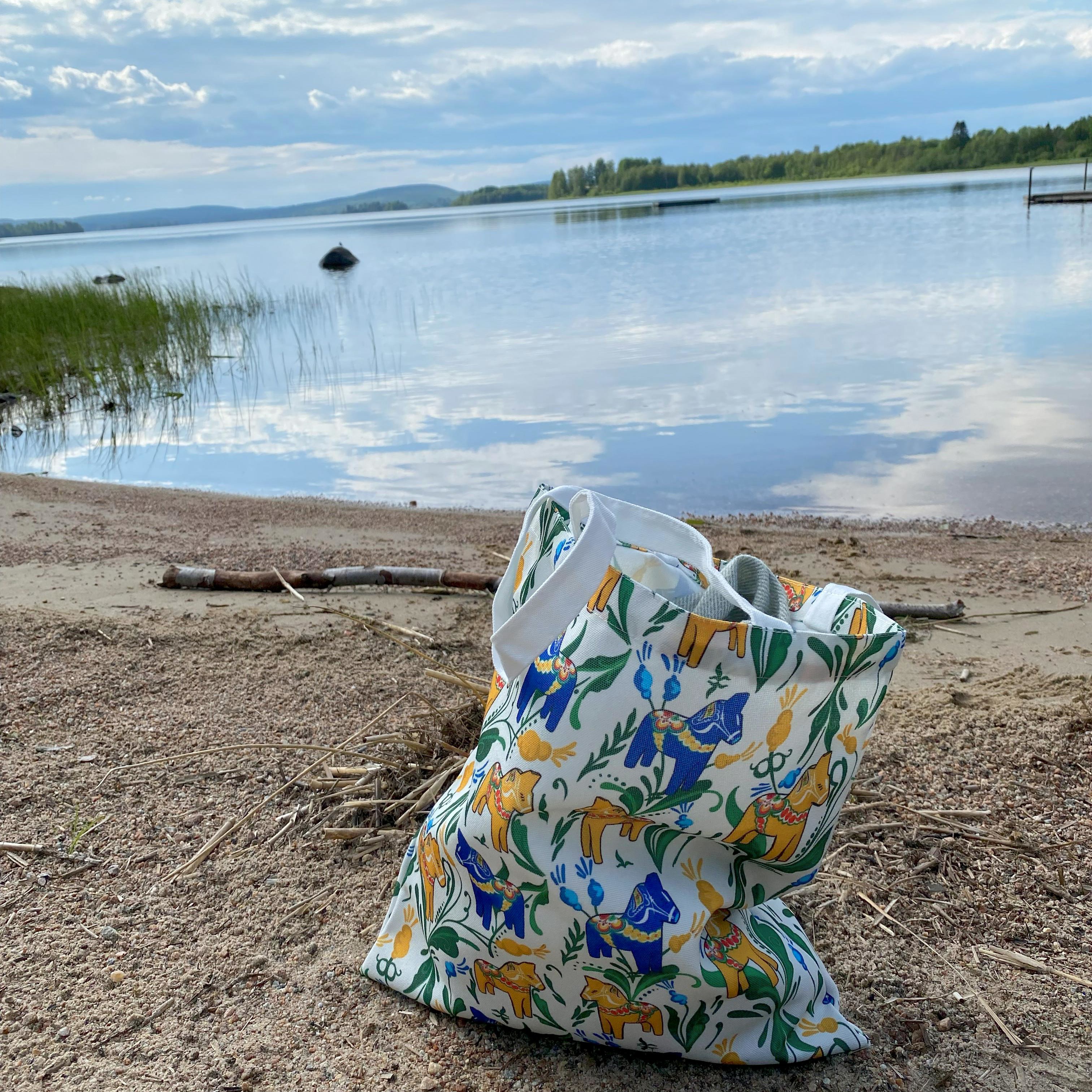 Segeltuchtasche "Dalarna" 35x40 cm - Wählen Sie aus drie verschiedenen Modellen!