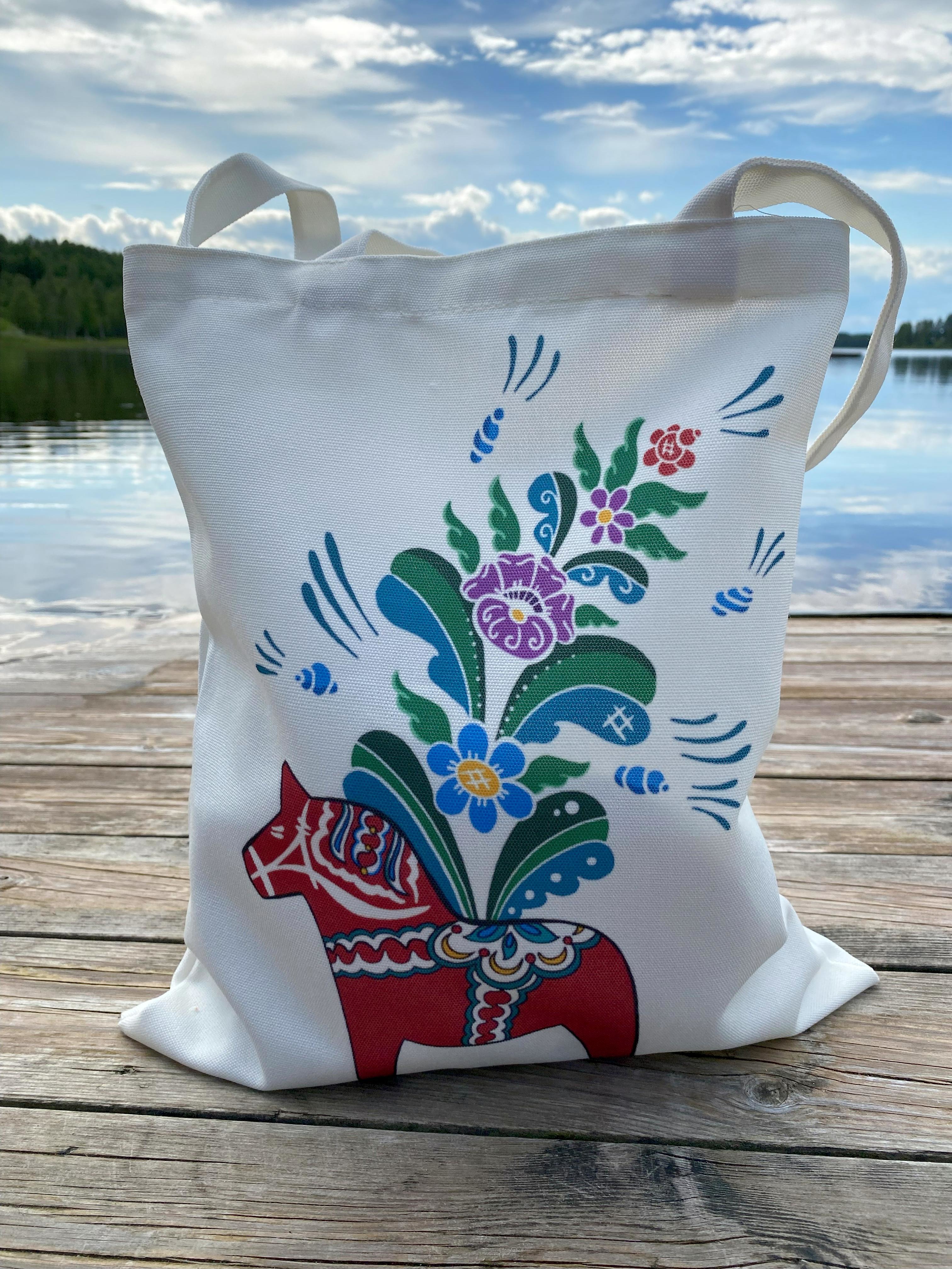Canvas bag "Dalarna" 35x40 cm - Choose between three different models! - 9