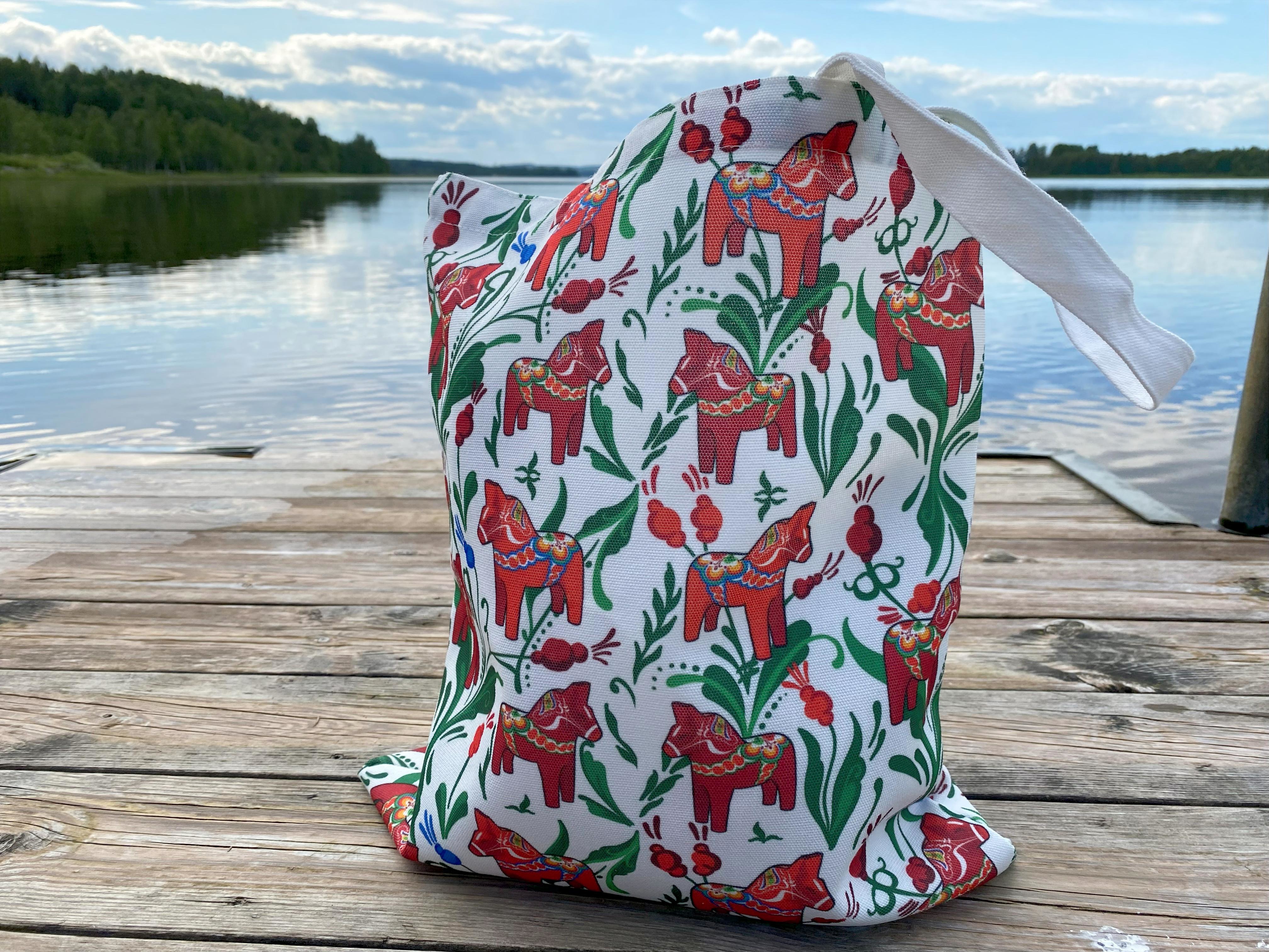 Canvas bag "Dalarna" 35x40 cm - Choose between three different models! - 3