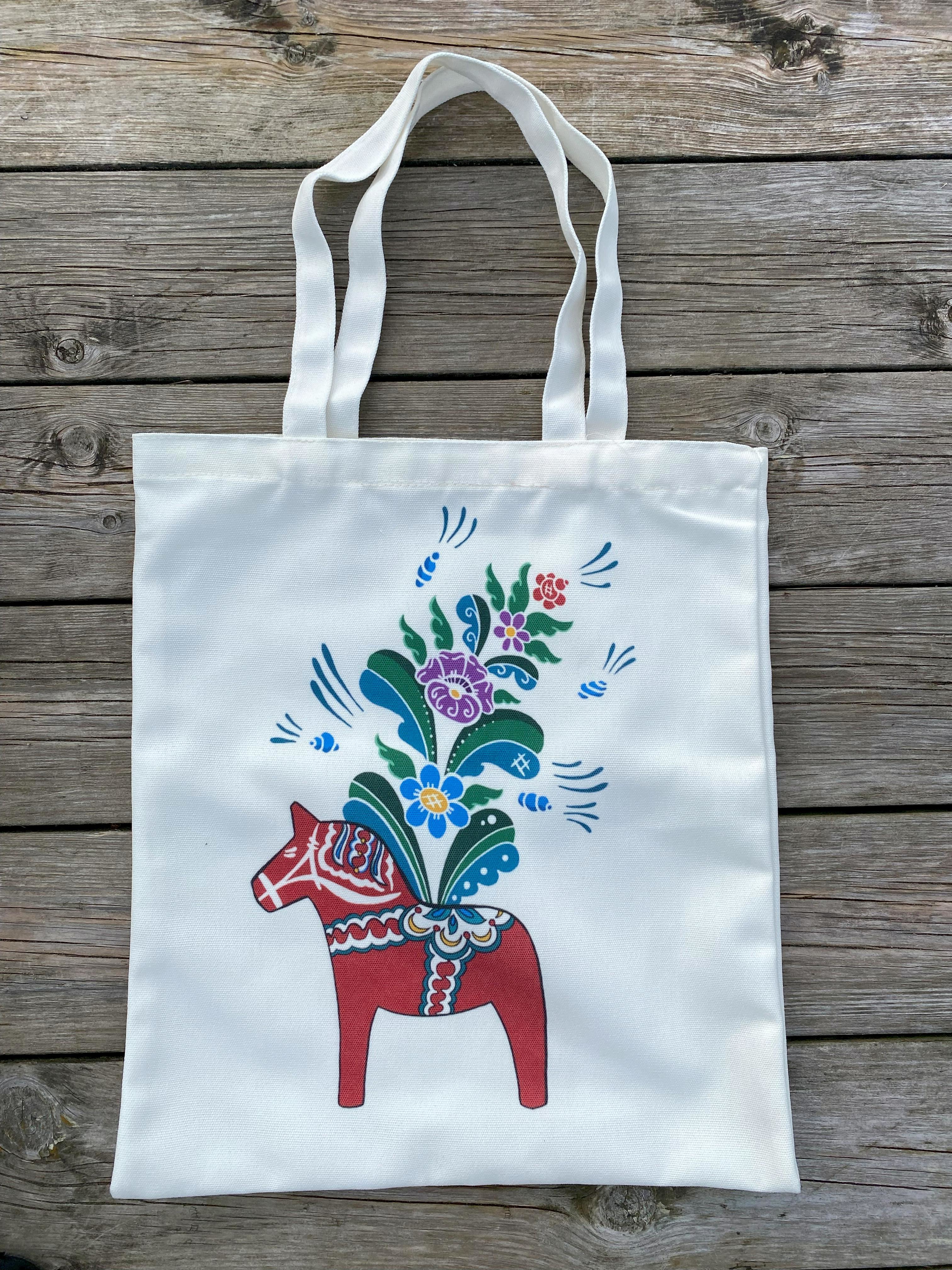 Canvas bag "Dalarna" 35x40 cm - Choose between three different models! - 8