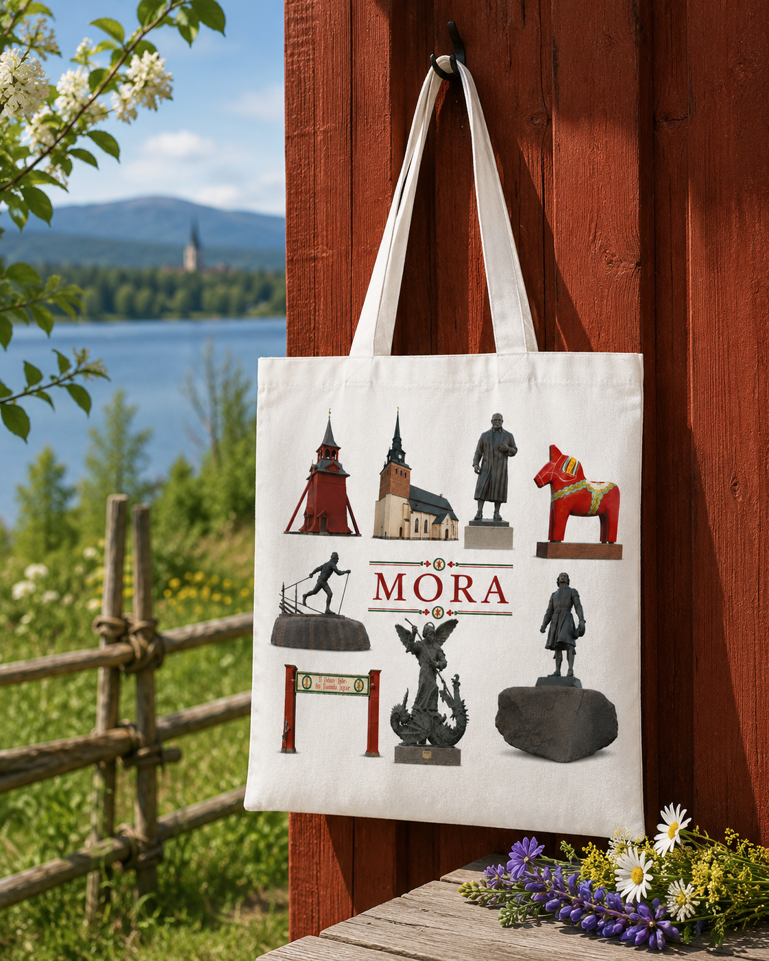 Segeltuchtasche Mora 40 x 30 cm