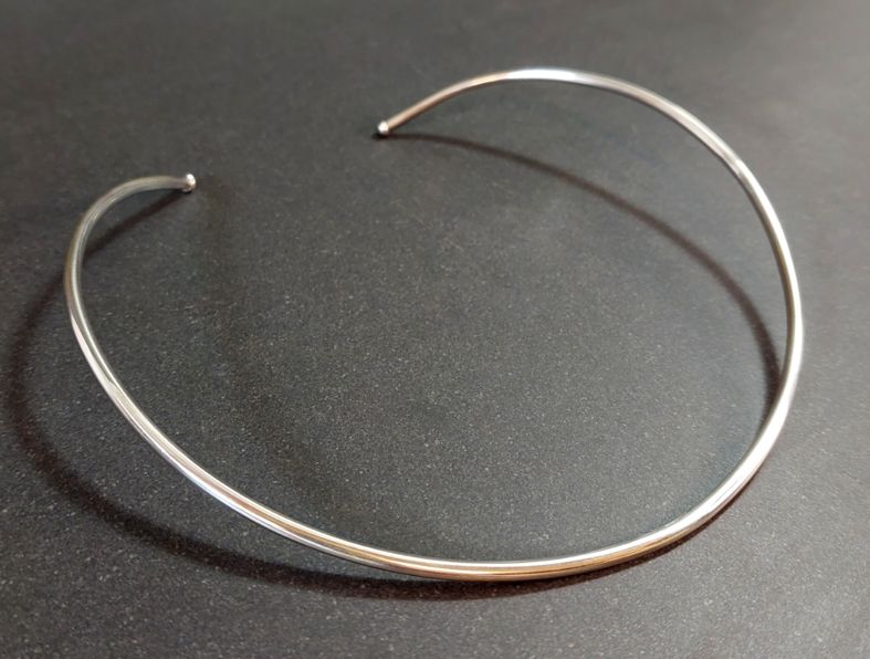 Halsring i Sterling Silver