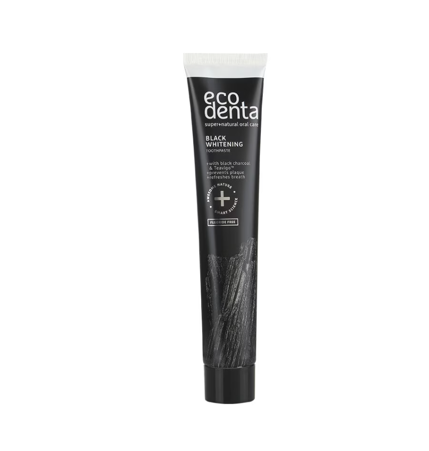 Organic Whitening Toothpaste With Charcoal 75ml Ecodenta