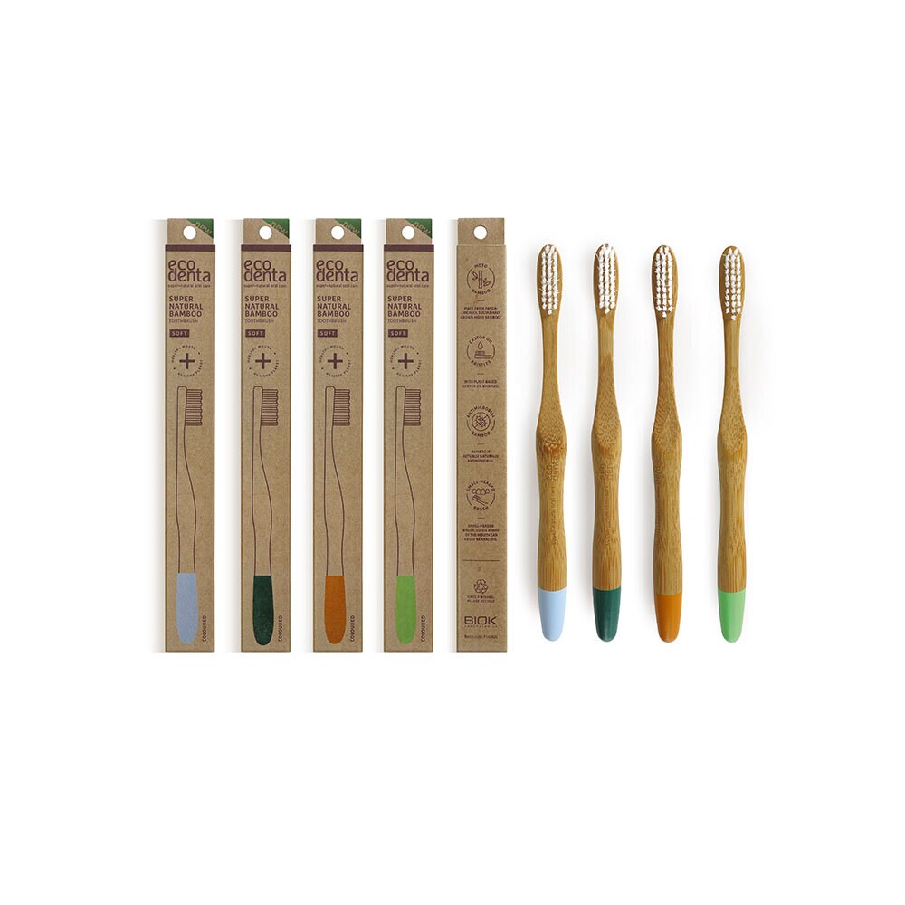 Bamboo Toothbrush Soft 1 st. Ecodenta