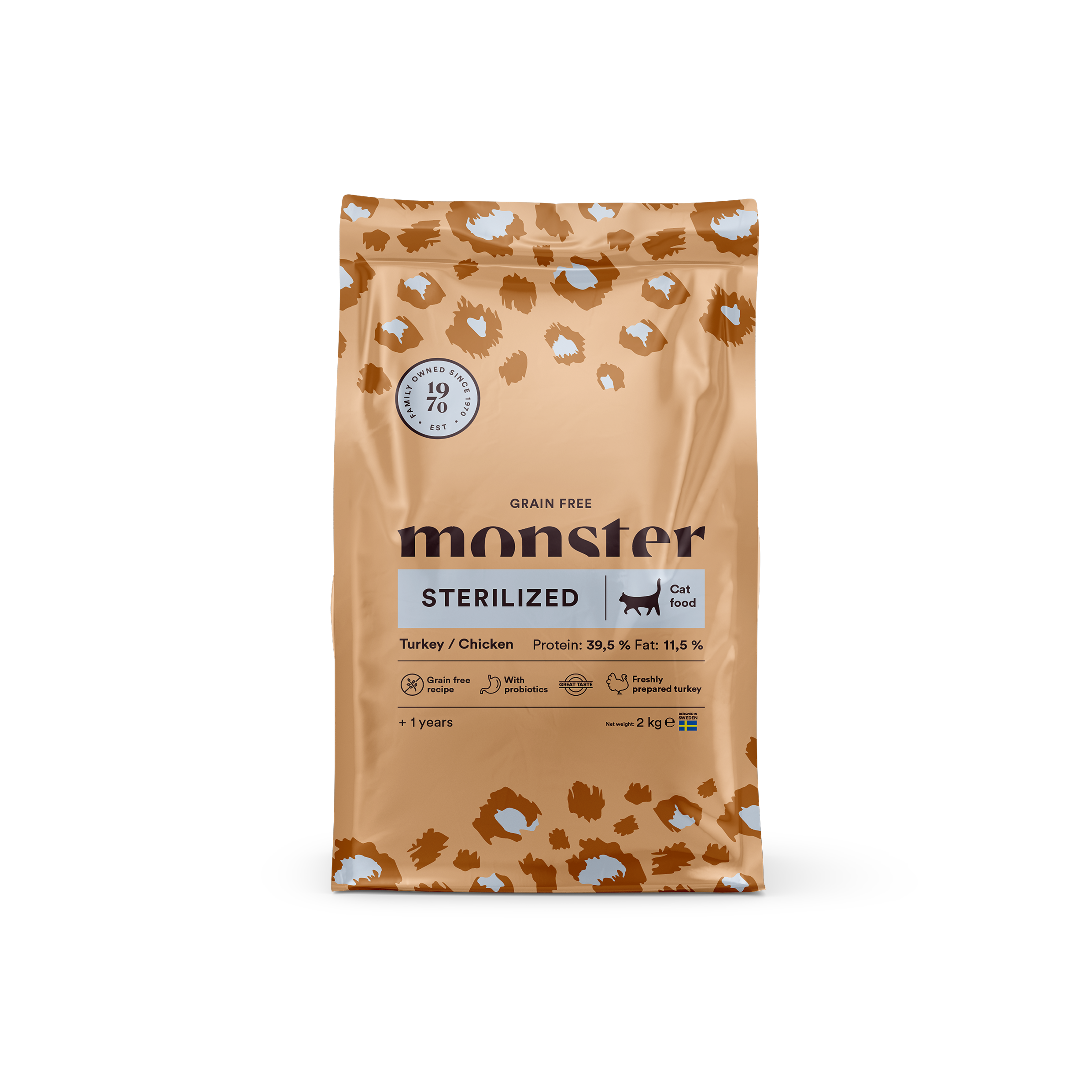 Monster Cat Grainfree Sterilized 2kg