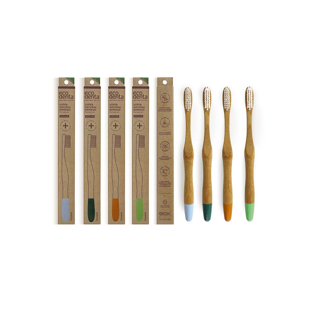 Bamboo Toothbrush Medium 1 st. Ecodenta