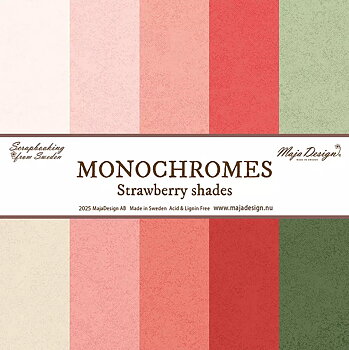 MAJA DESIGN -Mono - Strawberry - Hel kollektion