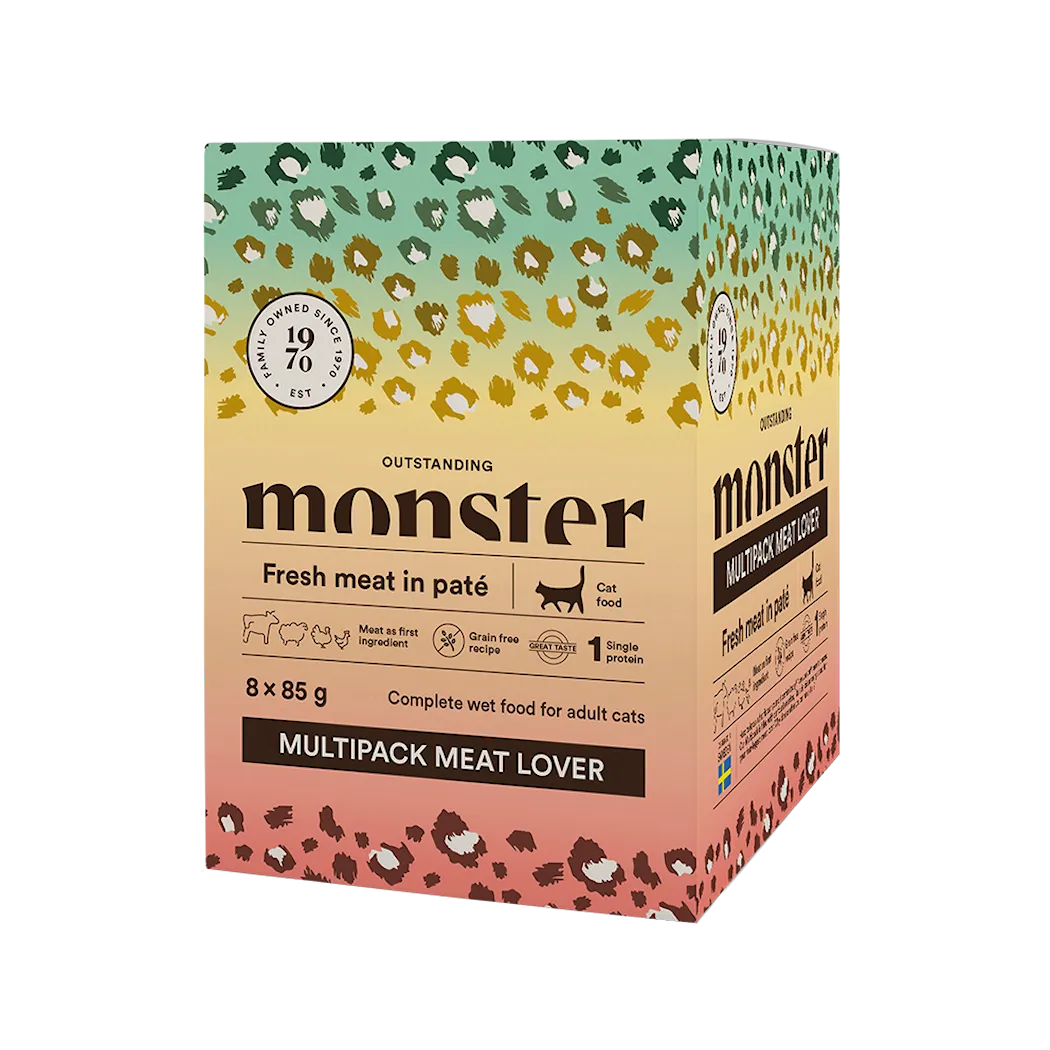 Monster Cat Pouches Meat Lover 8-pack