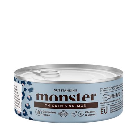 Monster Cat Adult Multi Protein Chicken/Salmon 100g