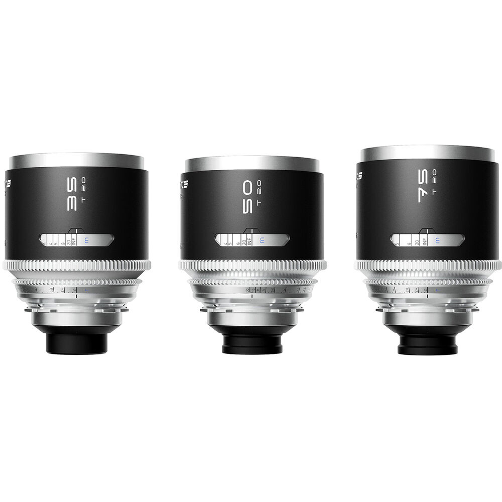 Blazar Mantis (35mm, 50mm, 75mm) T2.0 1.33x Anamorphic 3-Lens Set