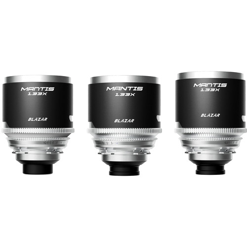 Blazar Mantis (35mm, 50mm, 75mm) T2.0 1.33x Anamorphic 3-Lens Set - 2