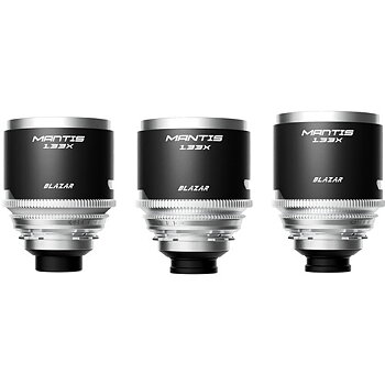 Blazar Mantis (35mm, 50mm, 75mm) T2.0 1.33x Anamorphic 3-Lens Set