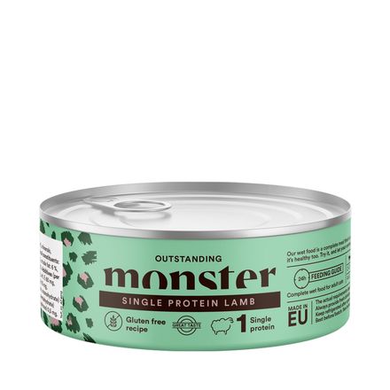 Monster Cat Adult Single Protein Lamb 100g