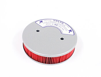 Air filter, SU HS6 1961-66 (2-bolt) Hammerite/red