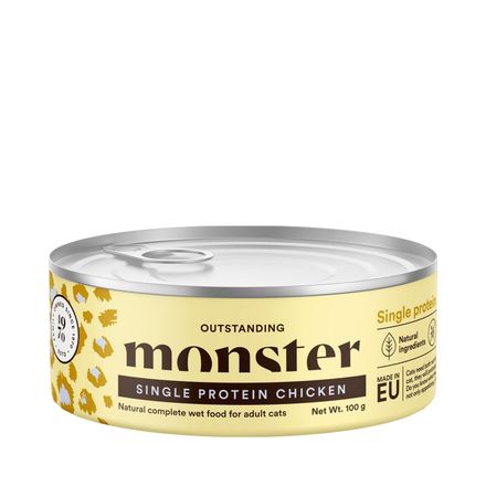 Monster Cat Adult Single Protein Chicken 100g