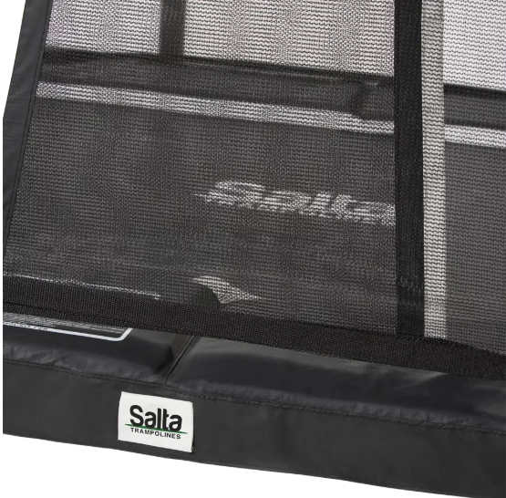 Salta Premium Black Edition rektangulär Ø305x214 cm inkl. skyddsnät Svart m. omlottingång - 3