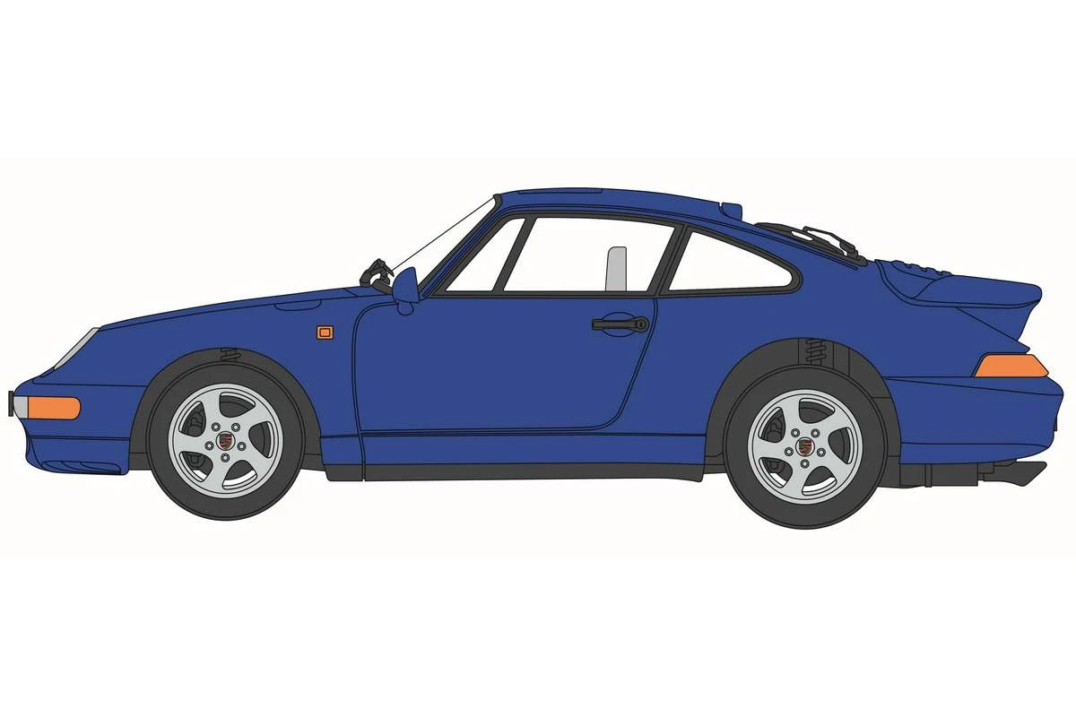 Komplett modellset: Porsche 911 Turbo 1/24 - 3