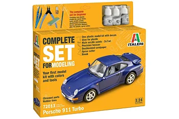 Complete model set: Porsche 911 Turbo 1/24