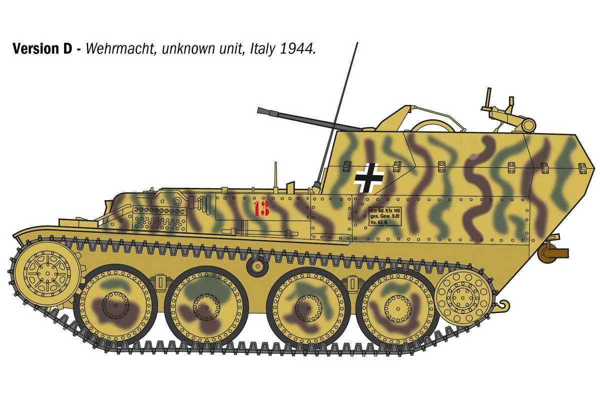 Sd.Kfz 140 Luftvärnskanonvagn 38 Gepard - 5