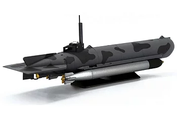Model set: German Midget Uboat 'Molch' 1/72