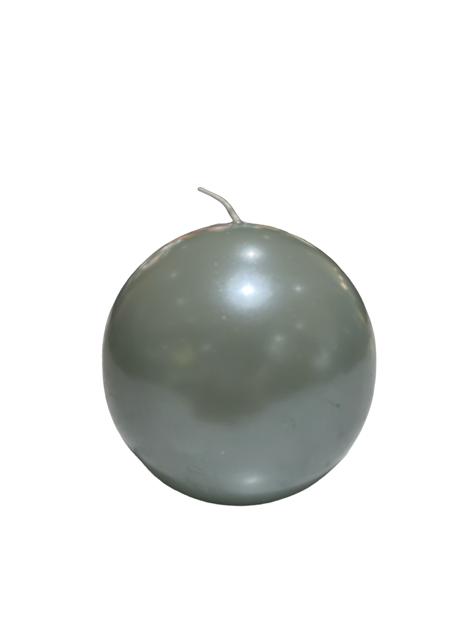 Ball candle Eucalyptus Pearl 10 cm Lacquer