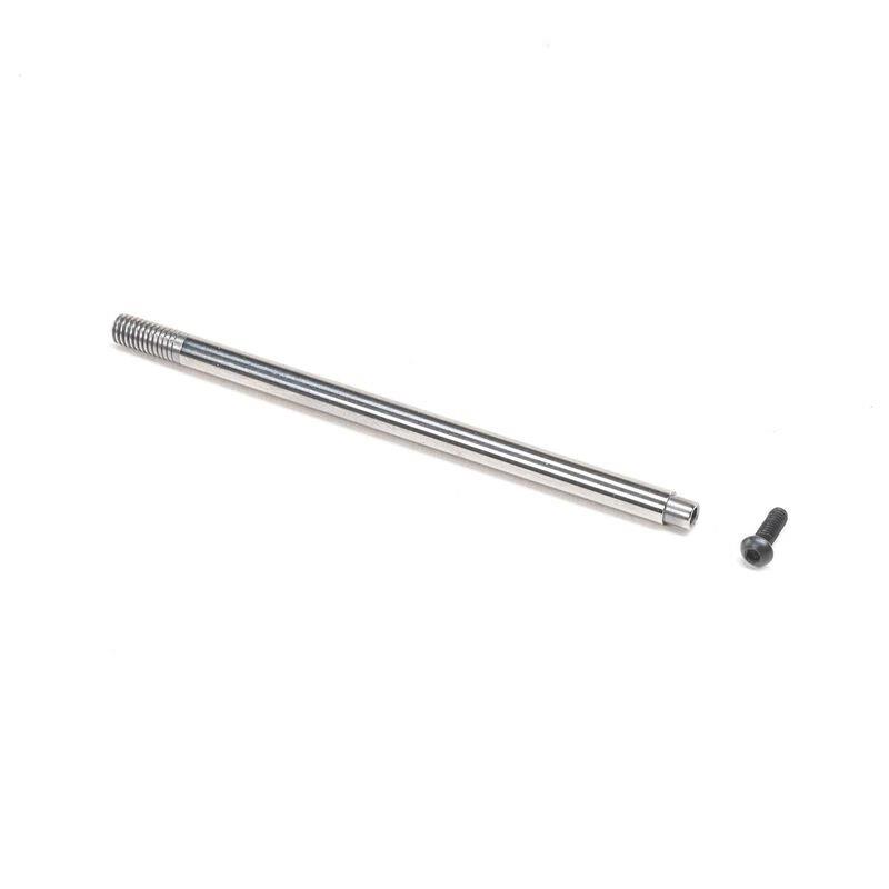 TLR Shock Shaft, Rear, 3.5 x 66.3mm (1): 8X, 8XE 2.0