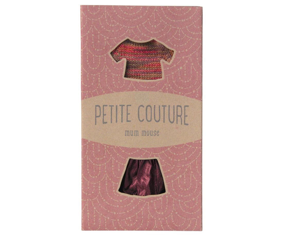 Maileg - Skirt and knitted blouse, Mum mouse - 4