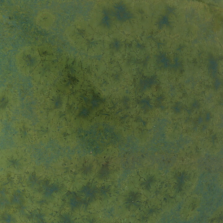 Isak Isaksson (2000s) Unique Chawan Bowl with Green Crystalline Glaze 12 cm  #14