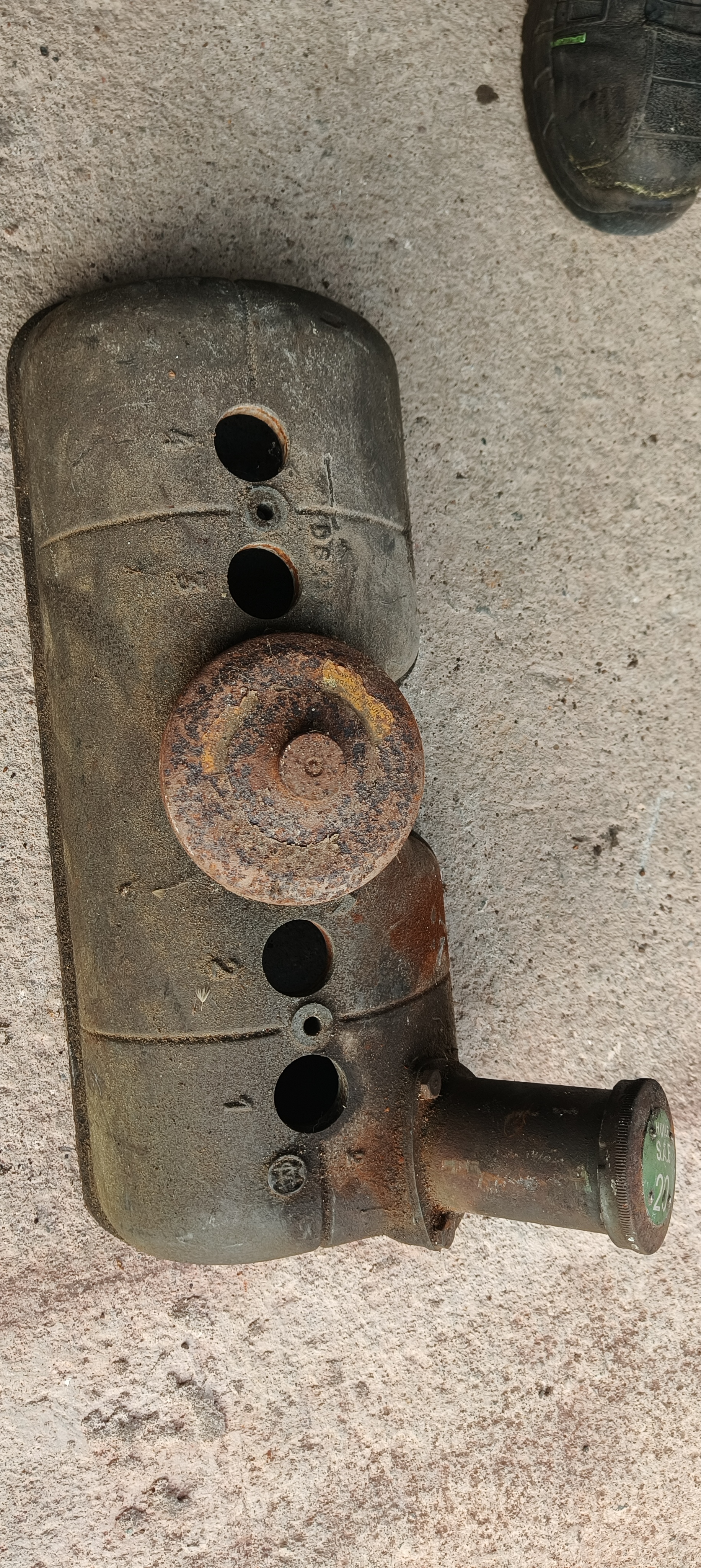 Ventilkåpa tidigt utförande  DS19, Used part - 3