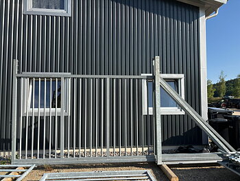 Profilfylld grind 2x3 utan stolprör & Linjal