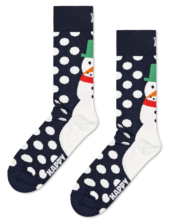3-Pack Happy Socks Holiday Navy Socks Gift Set - 3