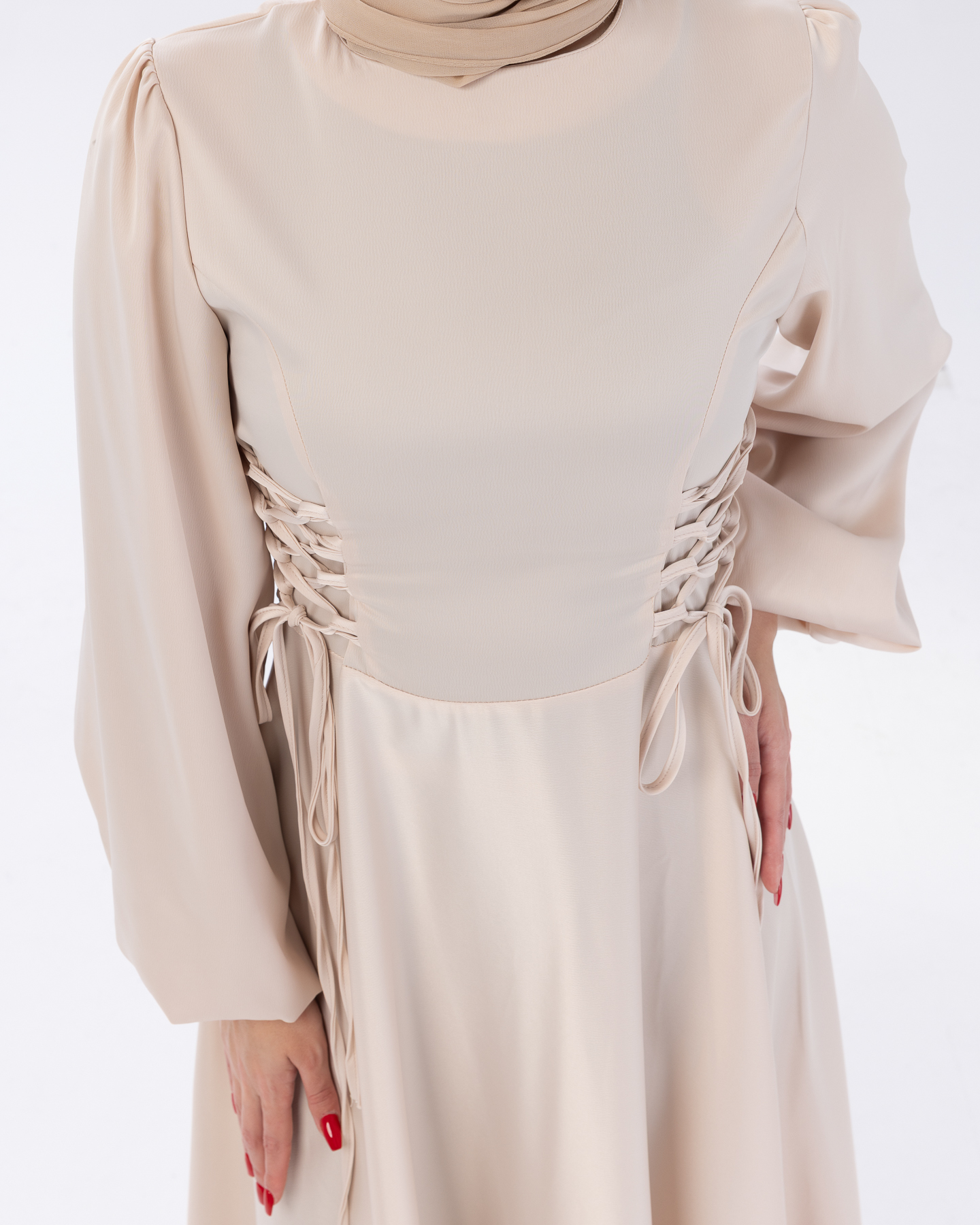 Party dress - Beige - 8