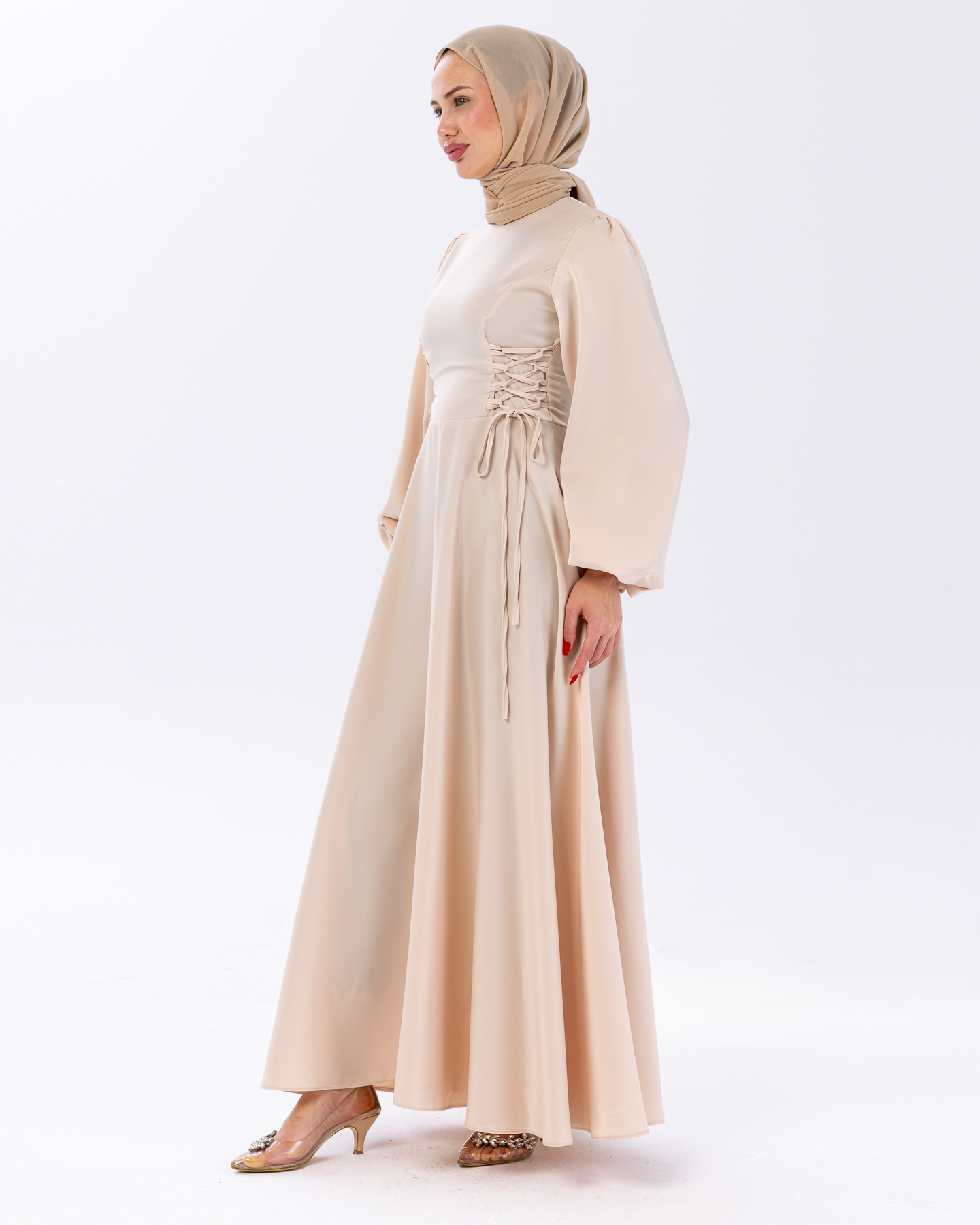 Party dress - Beige - 5