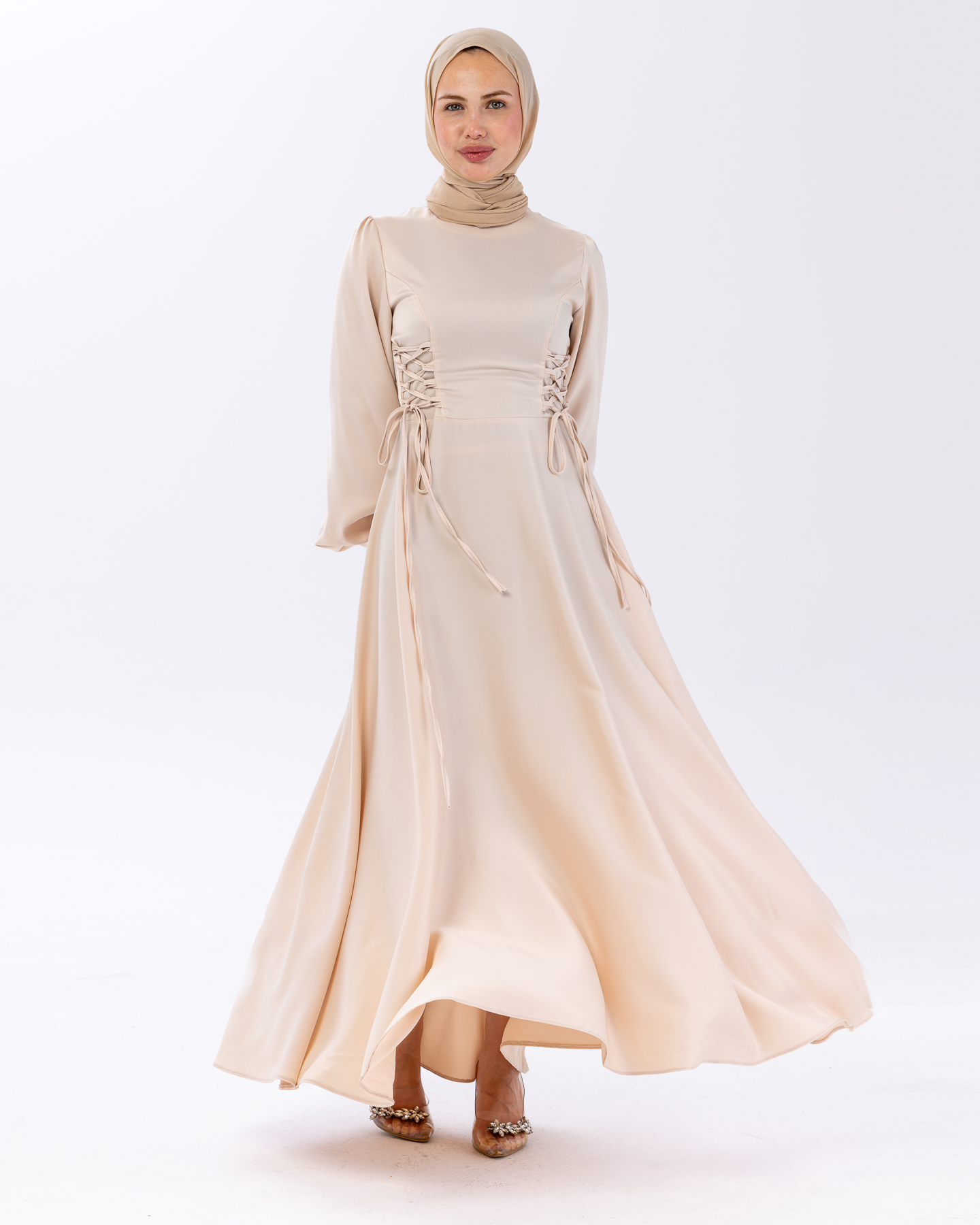 Party dress - Beige - 2