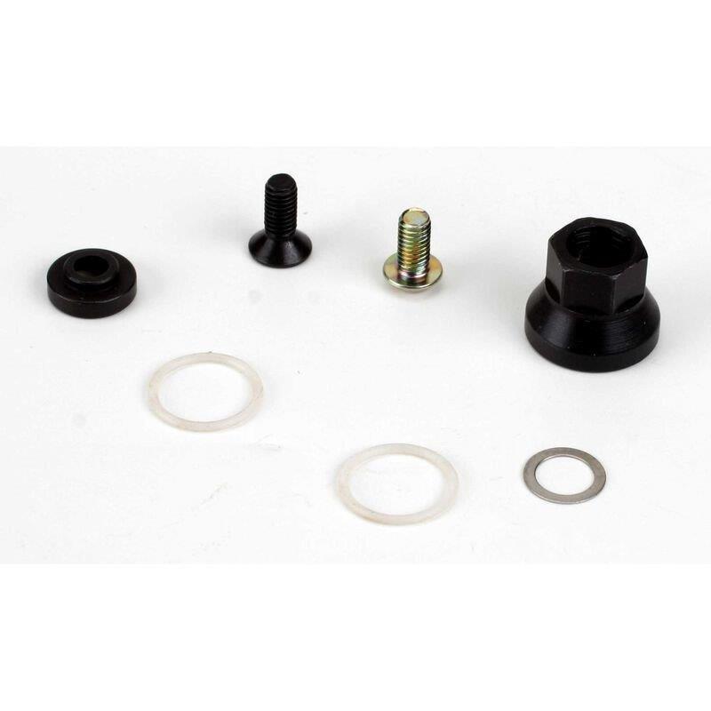 LOSI Clutch Nut & Hardware, 4 Shoe: 8B, 8T, 8X