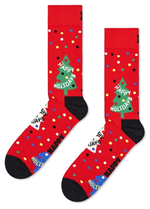 3-Pack Happy Socks Holiday Tree Socks Gift Set - 3