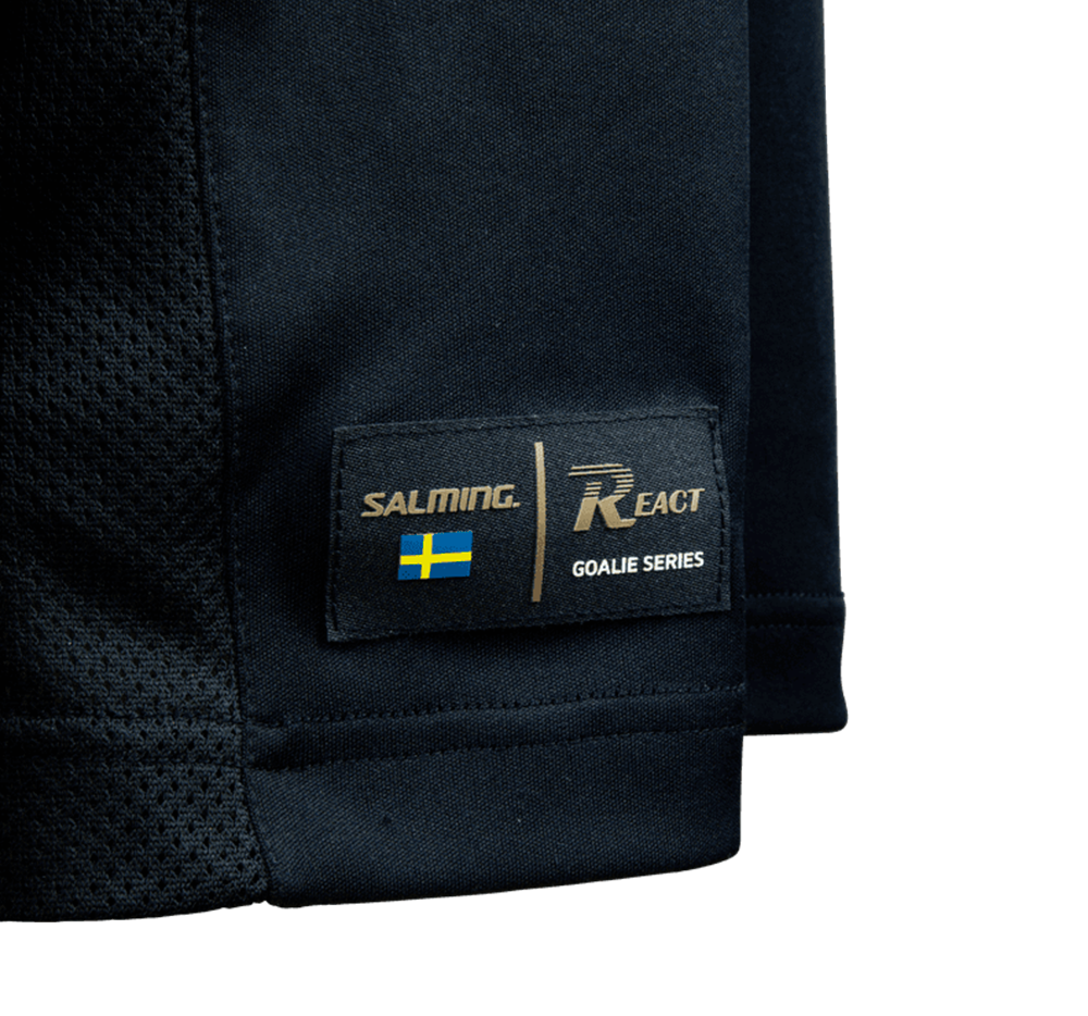 Salming React Goalie Jersey black/white - 6