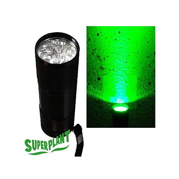 Superplant Green‑Light Ficklampa
