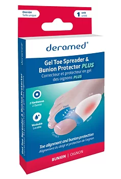 Deramed – Tåskiller og beskyttelse mod knyst (hallux valgus) i gel