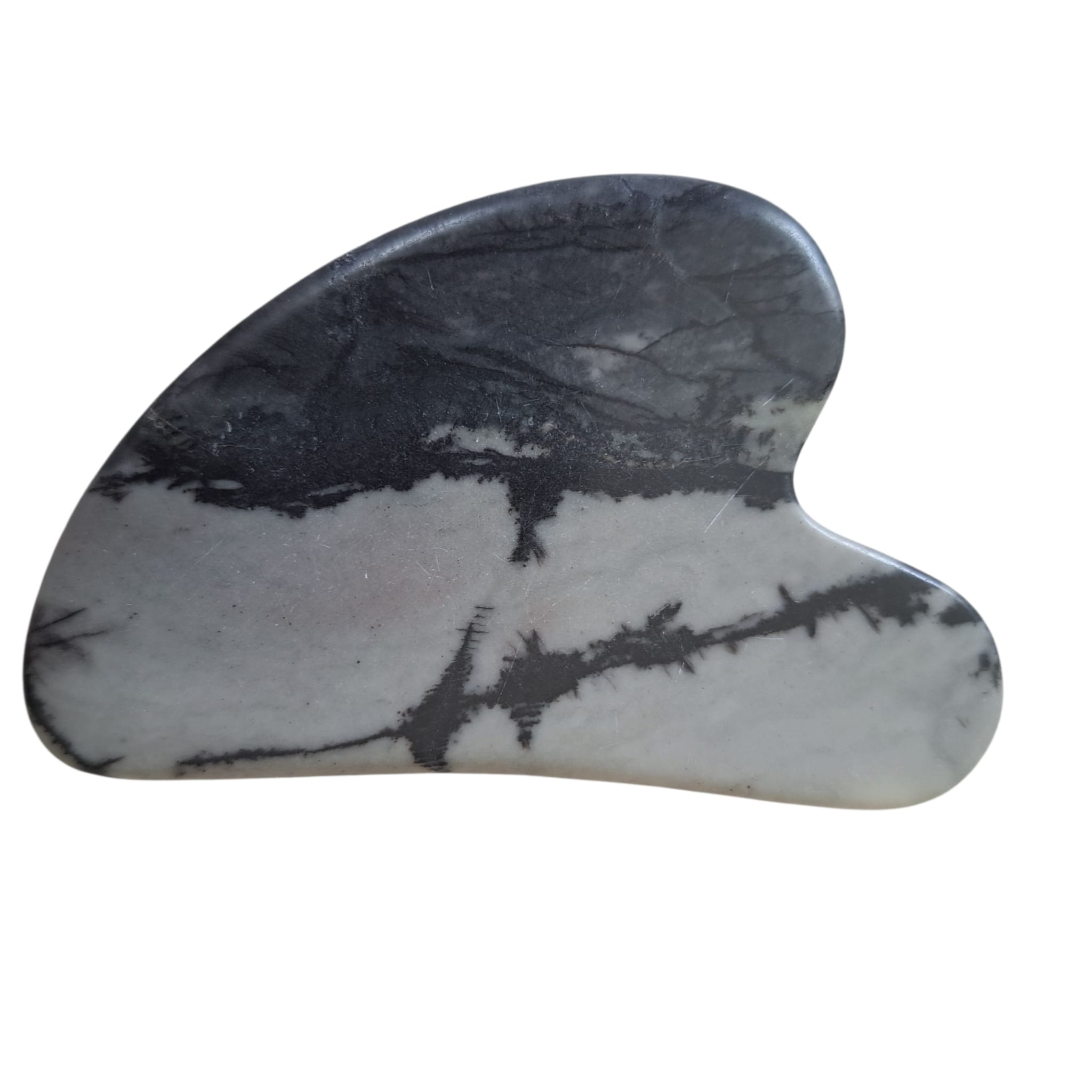 Heart Shaped Gua Sha  Massager, Picasso Stone - 3